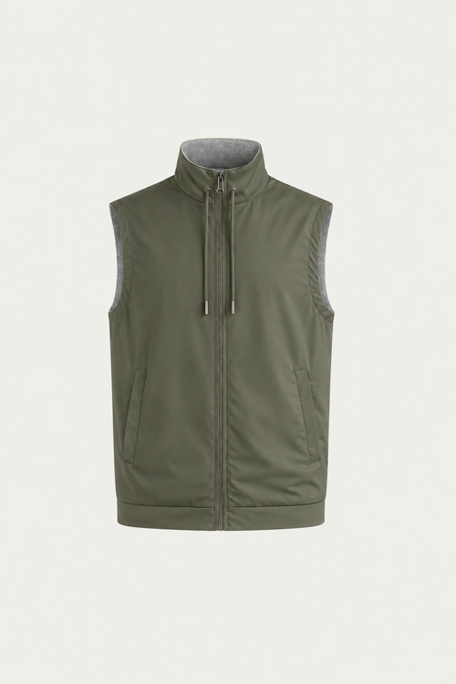 Reviro Reversible Vest Green