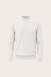 Corani Semi-Turtleneck White