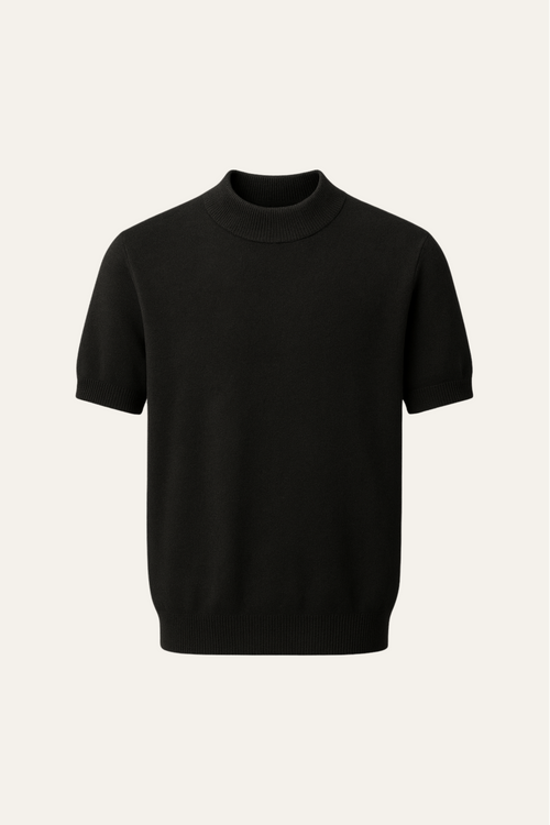 Aurelo Cashmere T-Shirt Black