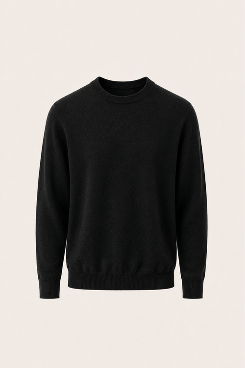 Averin Cashmere Pullover Black