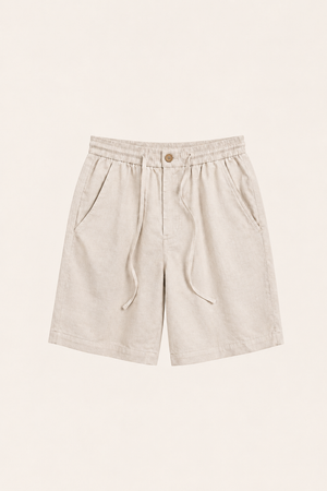 Levano Linen Short Beige