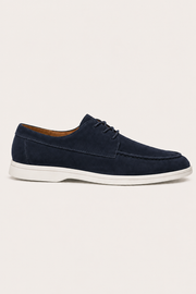 Levaro Suede Lace Shoes Navy