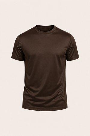 Merciro Cotton Tee Espresso