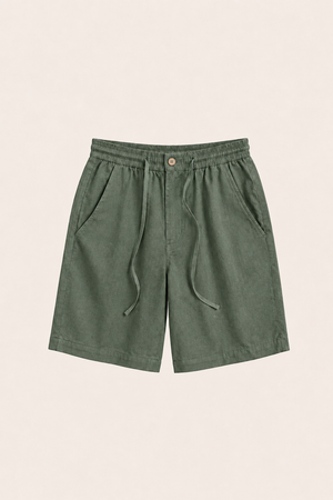 Levano Linen Short Green