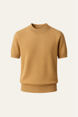 Aurelo Cashmere T-Shirt Camel