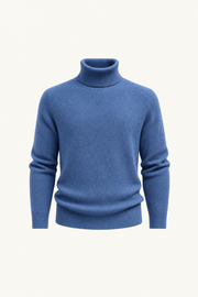 Paravi Wool Turtleneck Denim Blue
