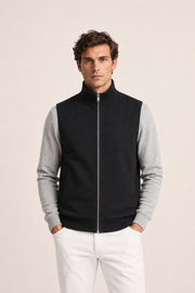 Avenor Wool Vest Black