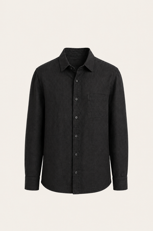 Milano Linen Shirt Black