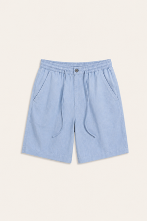 Levano Linen Short Sky Blue