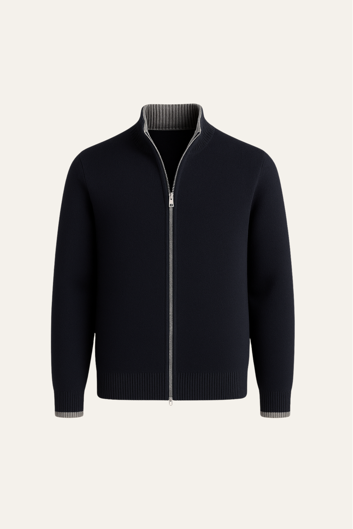 Neviro Wool Cardigan Navy