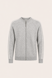 Darilo Wool Zip Knit Grey