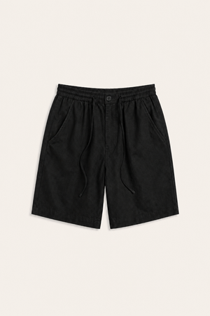 Levano Linen Short Black