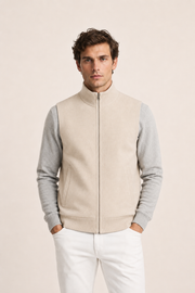 Avenor Wool Vest Beige