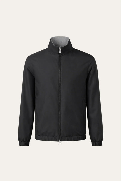 Reverso Reversible Bomber Jacket Black