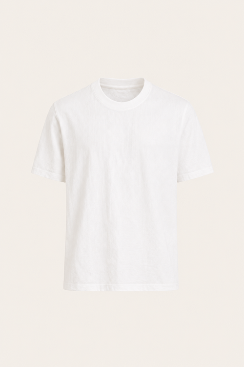 Alano Linen Tee White