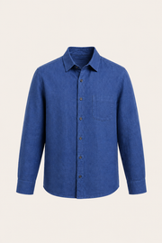 Milano Linen Shirt Blue