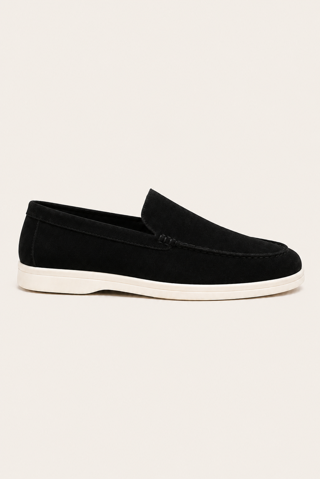 Bavaro Suede Loafers Black