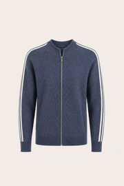 Darilo Wool Zip Knit Navy