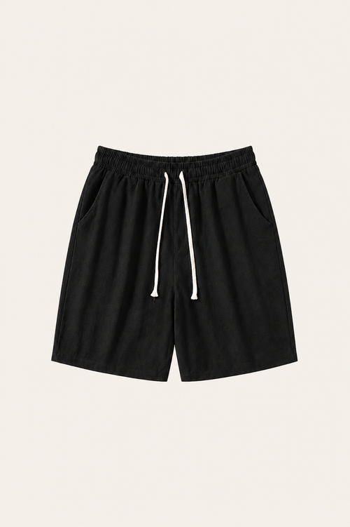 Aviro Linen Short Black