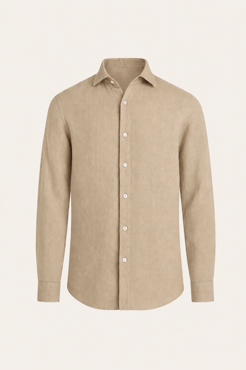 Avari Linen Shirt Beige