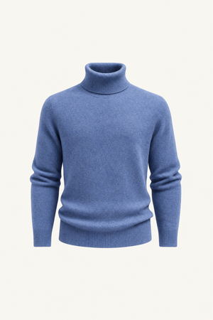 Paravi Wool Turtleneck Steel Blue