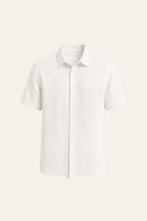 Lovani Linen Shirt White