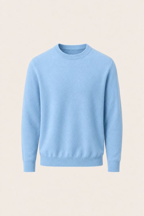 Averin Cashmere Pullover Sky Blue