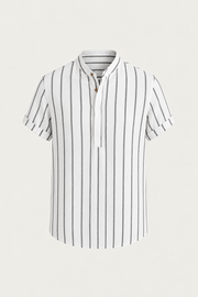 Heritage Linen Short Sleeve Shirt White