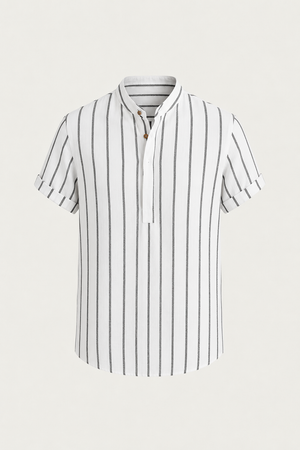 Heritage Linen Short Sleeve Shirt White
