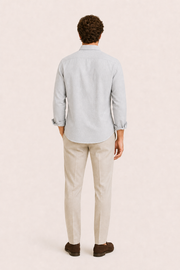 Milano Linen Shirt Grey