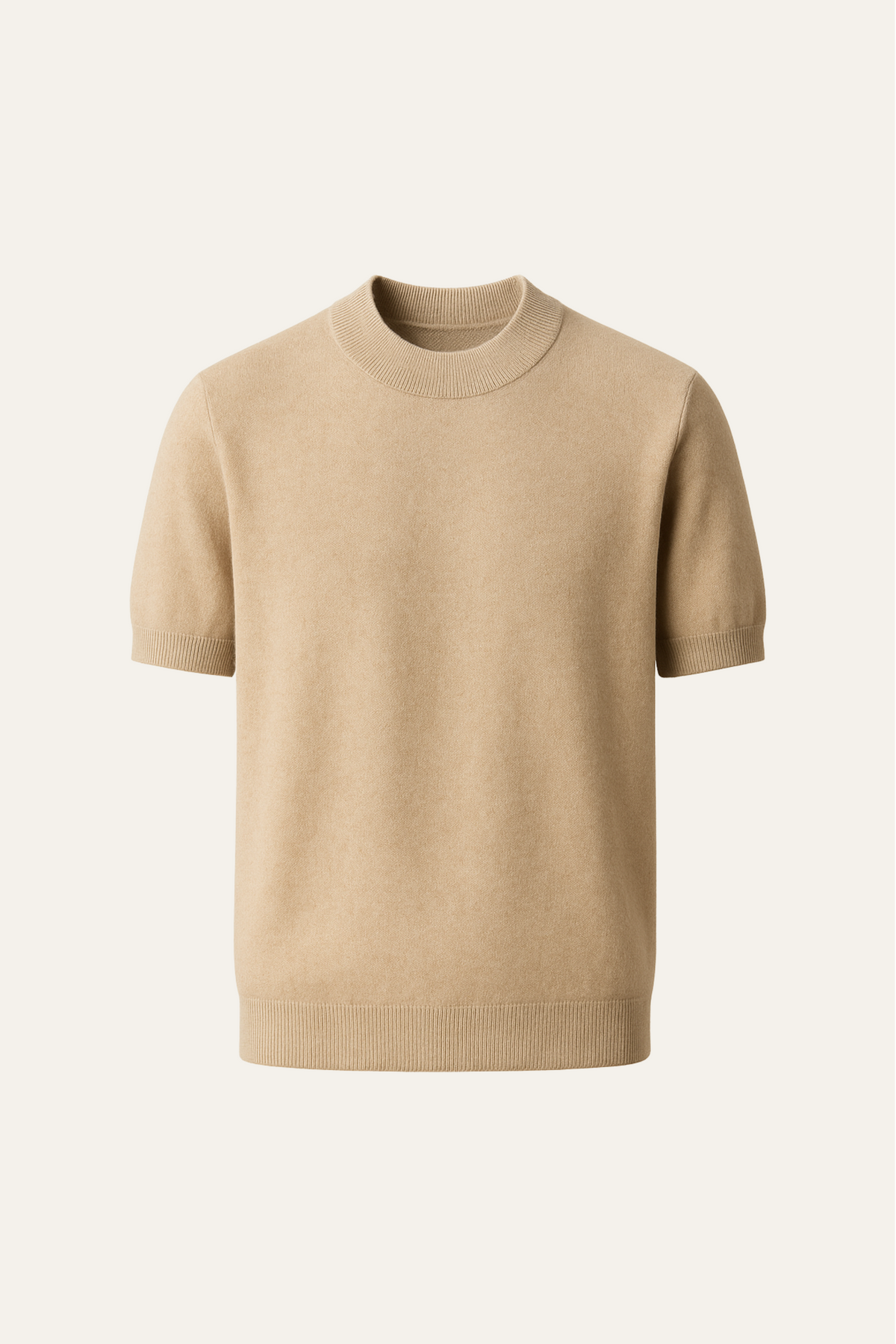 Aurelo Cashmere T-Shirt Beige