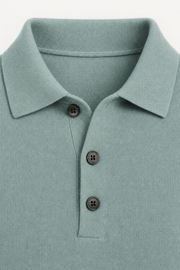 Avarel Wool Polo Knit Green