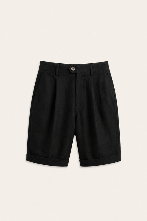 Nalero Lyocell Cotton Short Black