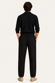 Pinaro Linen Trousers Black