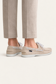 Deravo Suede Docksides Beige