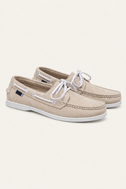 Deravo Suede Docksides Beige