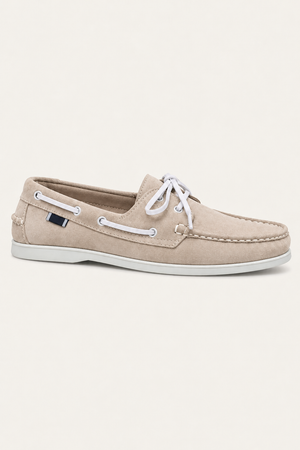 Deravo Suede Docksides Beige