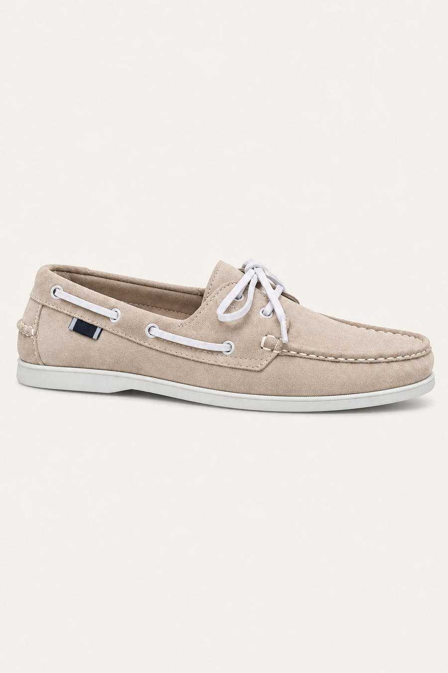 Deravo Suede Docksides Beige