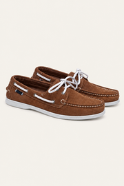 Deravo Suede Docksides Brown