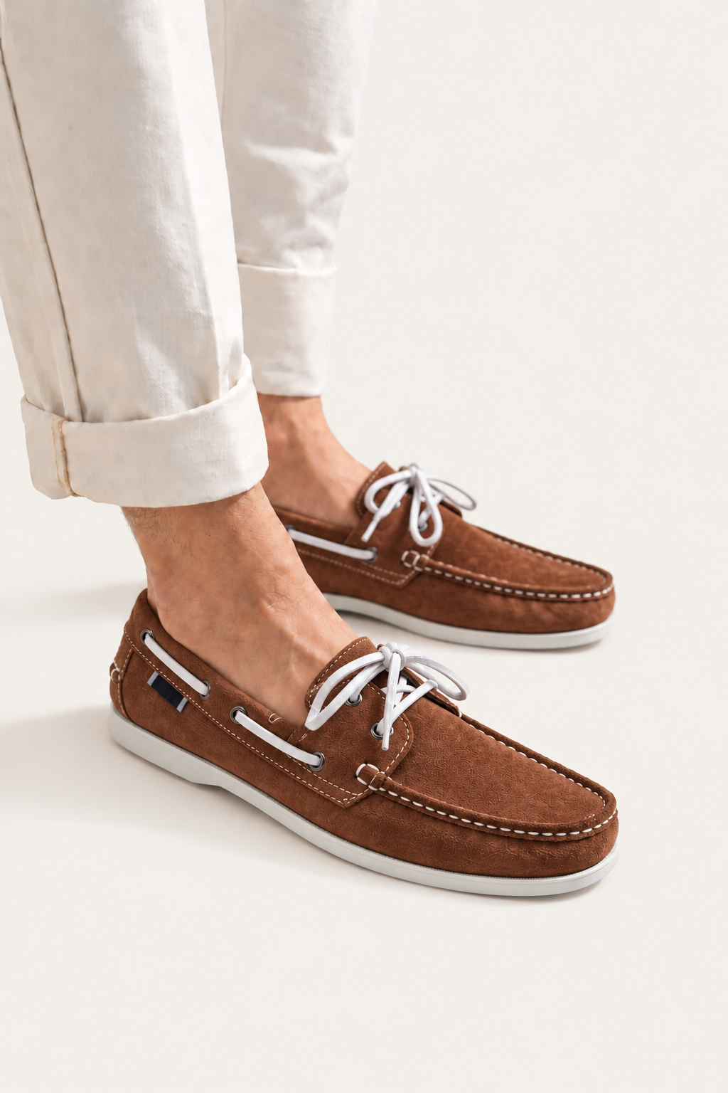 Deravo Suede Docksides Brown