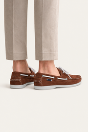 Deravo Suede Docksides Brown