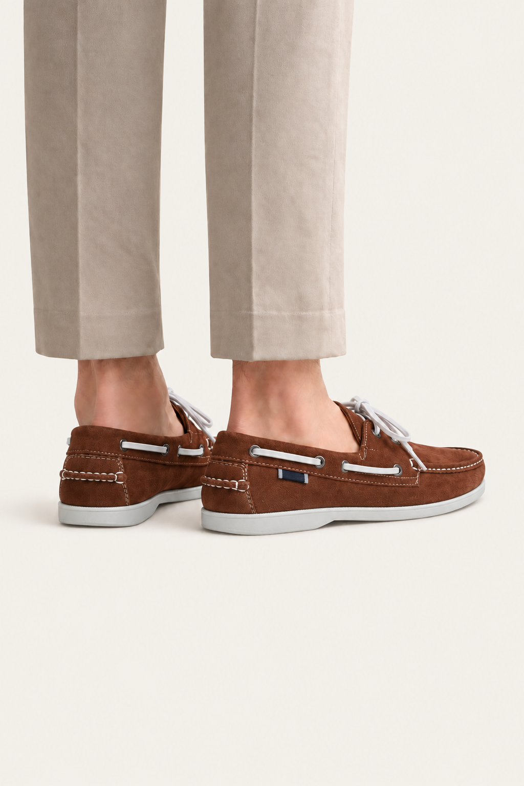 Deravo Suede Docksides Brown