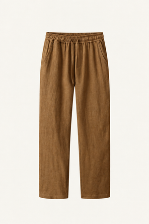 Pinaro Linen Trousers Brown
