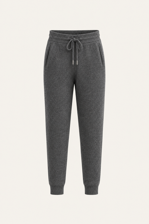 Nelaro Wool Lounge Trousers Grey