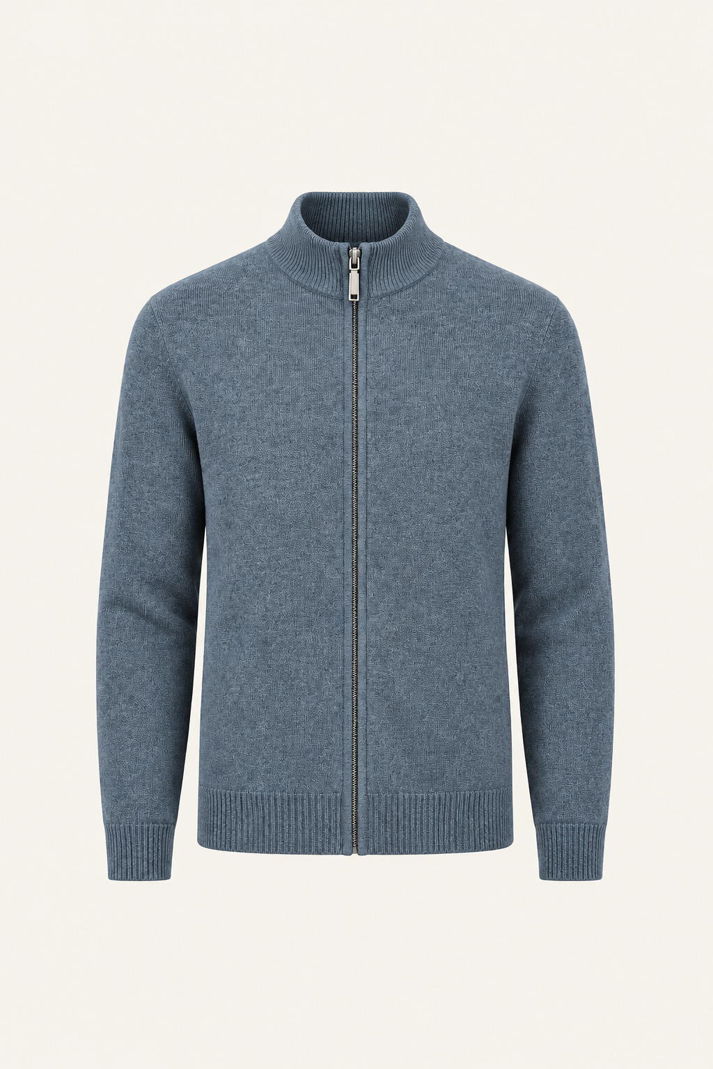 Vaniro Wool Cardigan Blue
