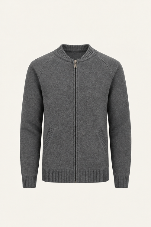 Varenu Wool Cardigan Grey