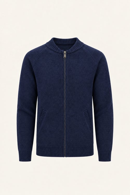 Varenu Wool Cardigan Navy