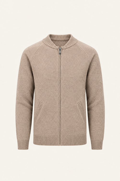 Varenu Wool Cardigan Beige