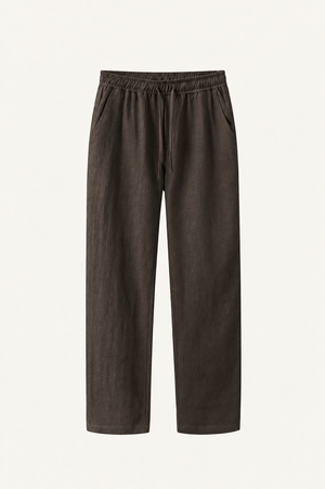Pinaro Linen Trousers Mocha