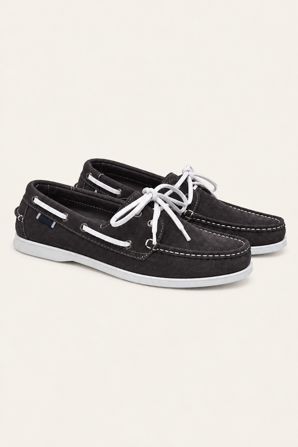 Deravo Suede Docksides Black
